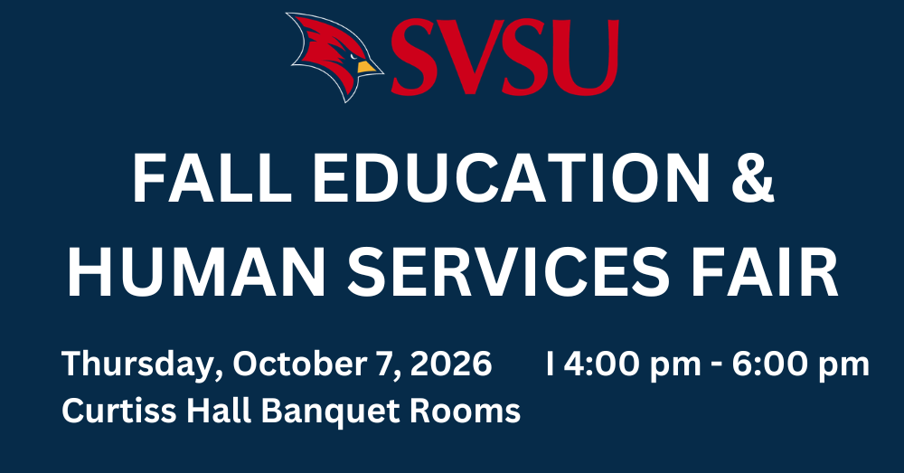 2026 Fall education and human services fair on October 7